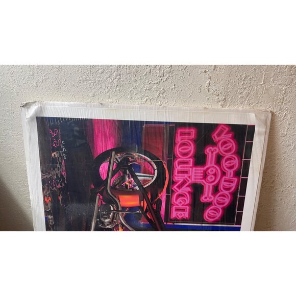 Motorcycle Neon Print By W.A. Wright signed 3/50 Limited Edition voodoo READ NEW - Picture 4 of 5